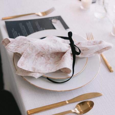 Belle Dusty Rose Napkin - House of Hough