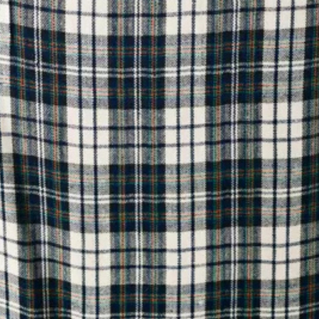 Blue Cream Plaid Runner - House of Hough