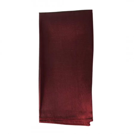 Burgundy Taffeta Napkin - House of Hough