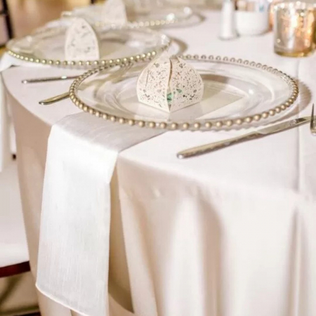 Cream Shantung Napkins - House of Hough