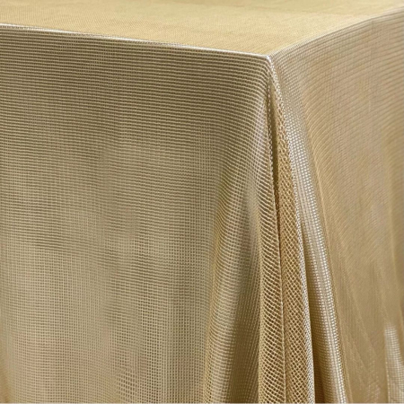 Gold Mesh Overlay - House of Hough