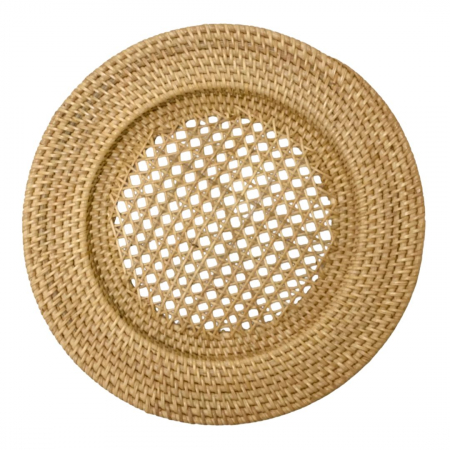 Honey Natural Rattan Charger - House of Hough