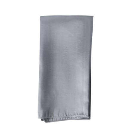 Pewter Taffeta Napkins - House of Hough
