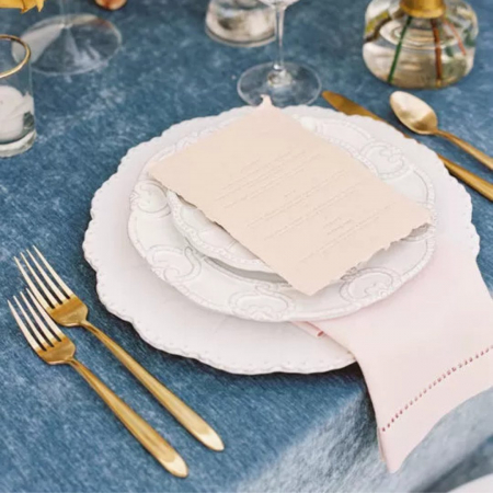 Pink Hemstitch Napkin - House of Hough