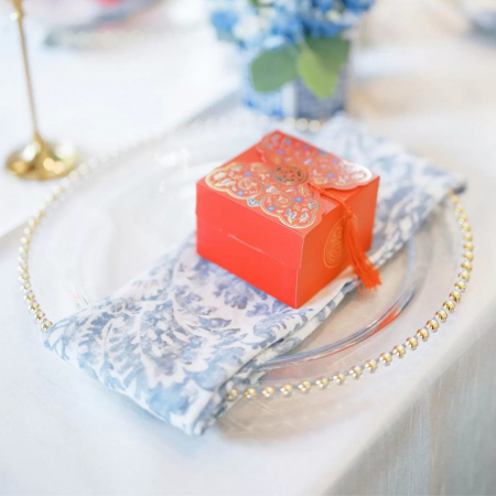 Porcelain Blue Botticelli Napkins - House of Hough
