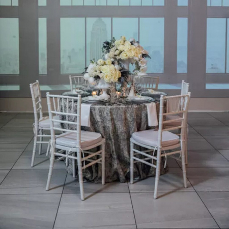 Silver Fusion x Ivory Lamour Napkin - House of Hough