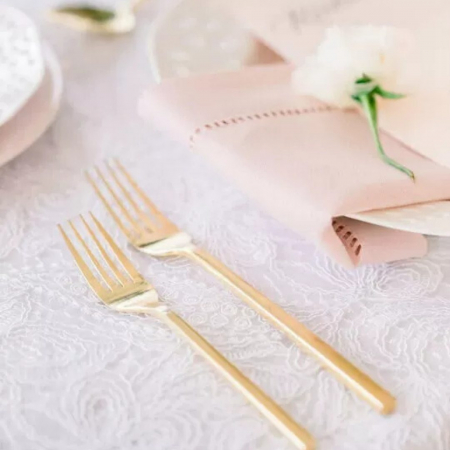 White Lace Overlay + Pink Hemstitch - House of Hough