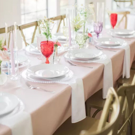 White Lamour Napkin - House of Hough